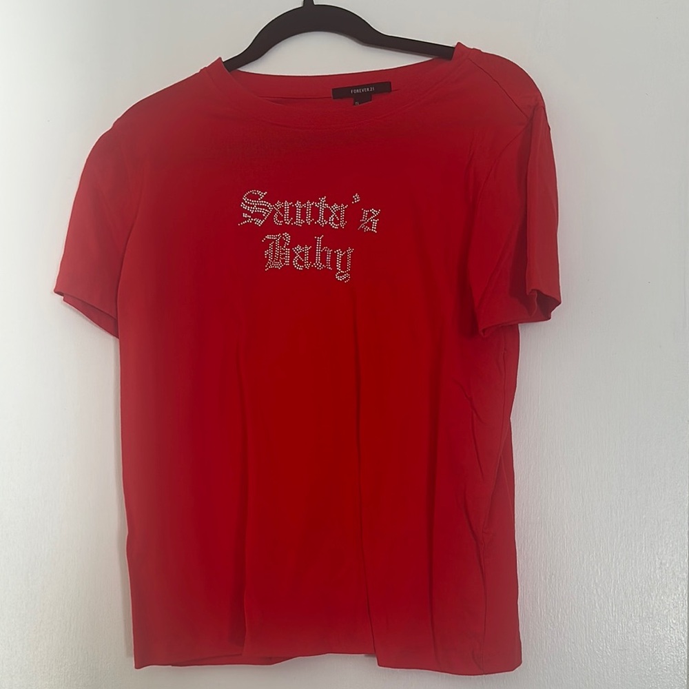 Santa’s Baby Red T-Shirt